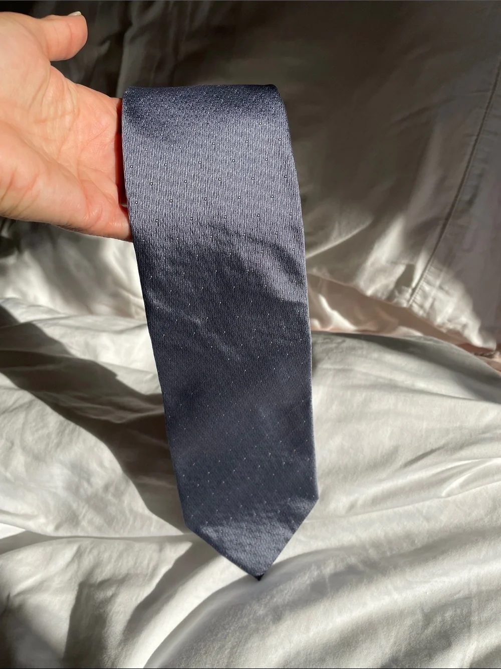 BACHRACH made in Italy Classic light ice blue Men's Tie